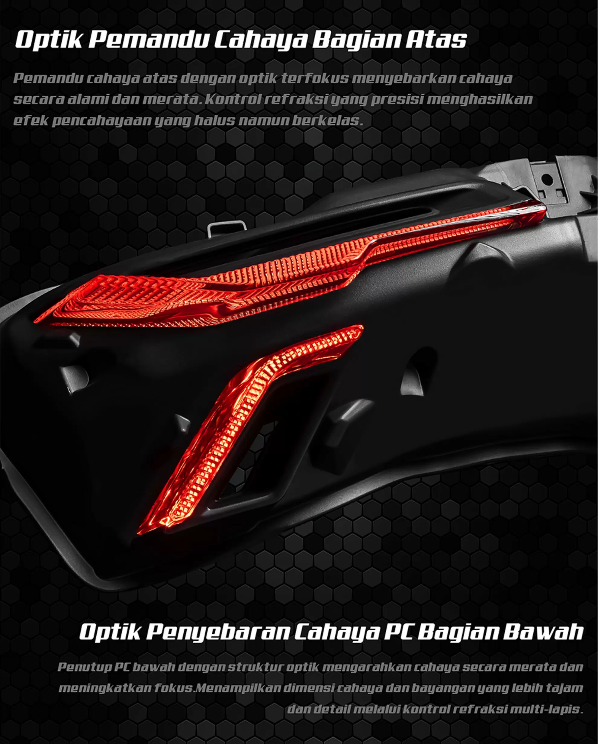 Lampu Belakang NMAX untuk Skuter Yamaha – Visibilitas Malam yang Ditingkatkan