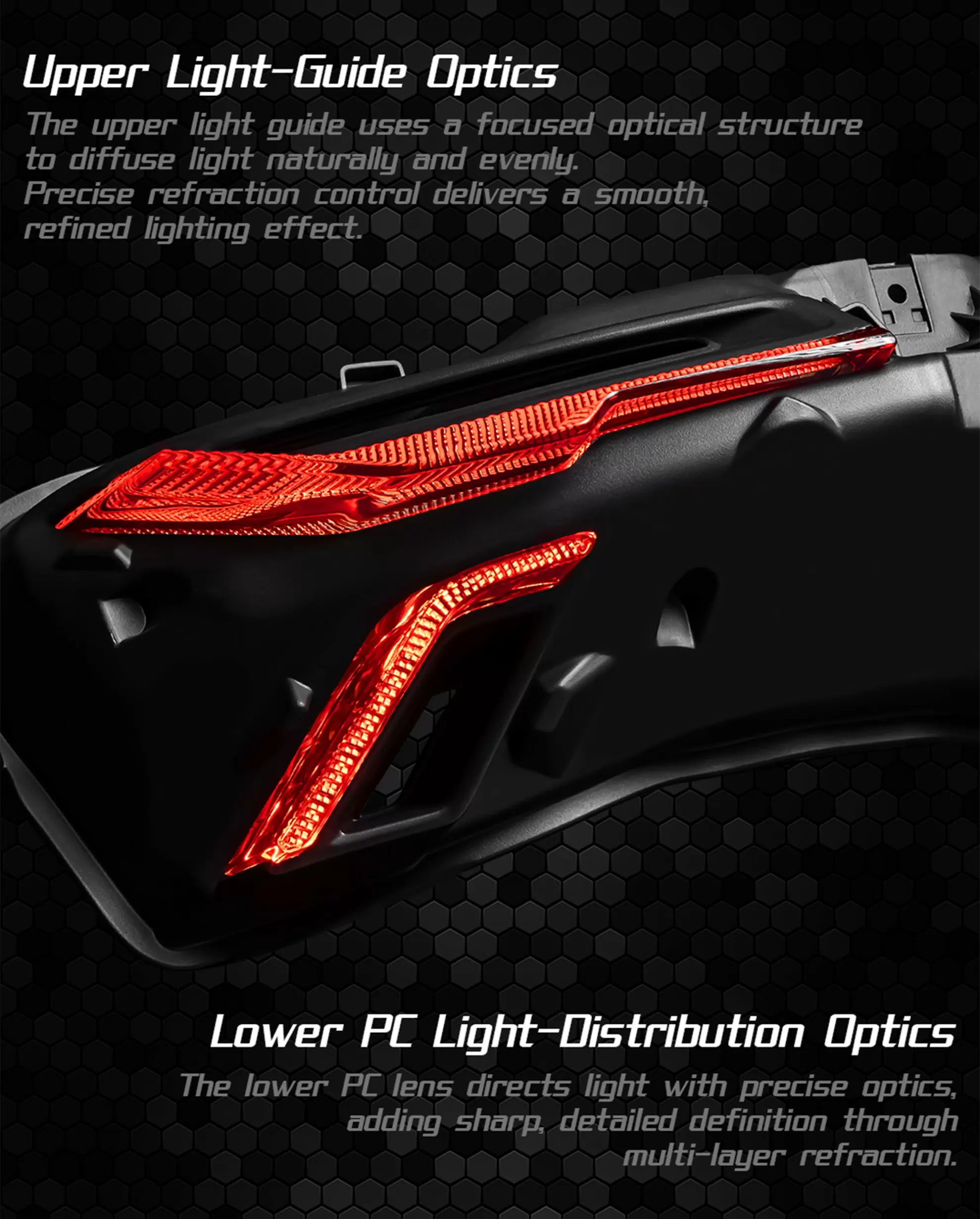 NMAX tail light for Yamaha scooter – enhanced night visibility