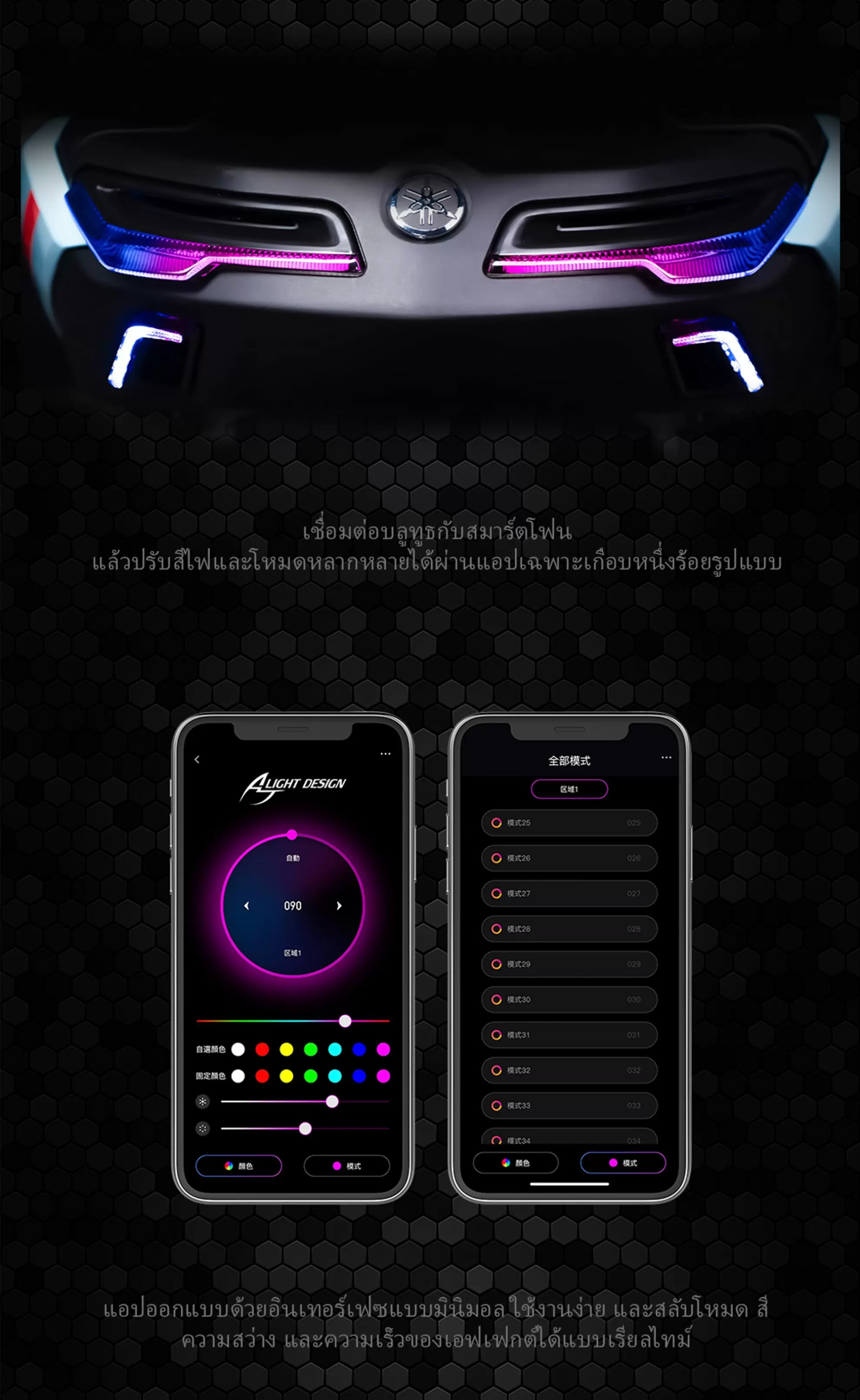 ไฟท้าย NMAX ดีไซน์ AJ พร้อมไฟเลี้ยวในตัว