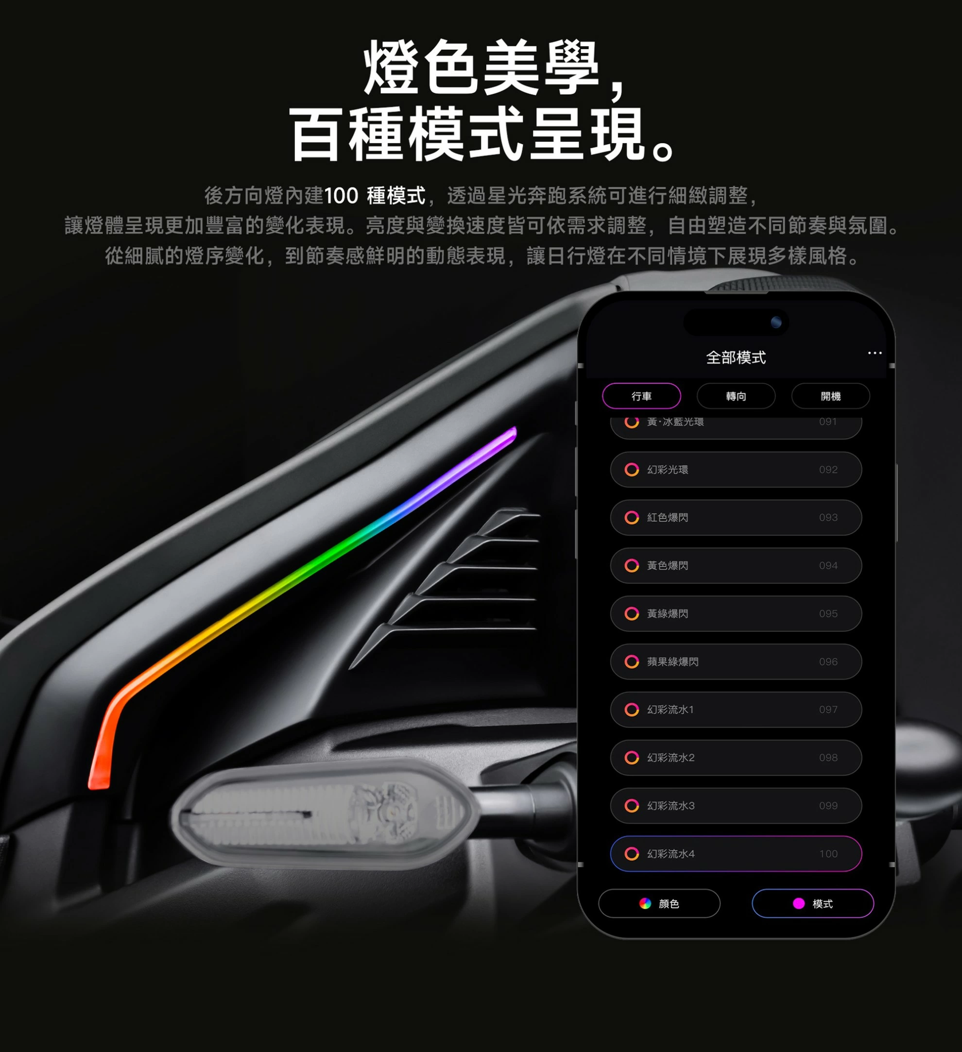 AJ AEROX後方向燈