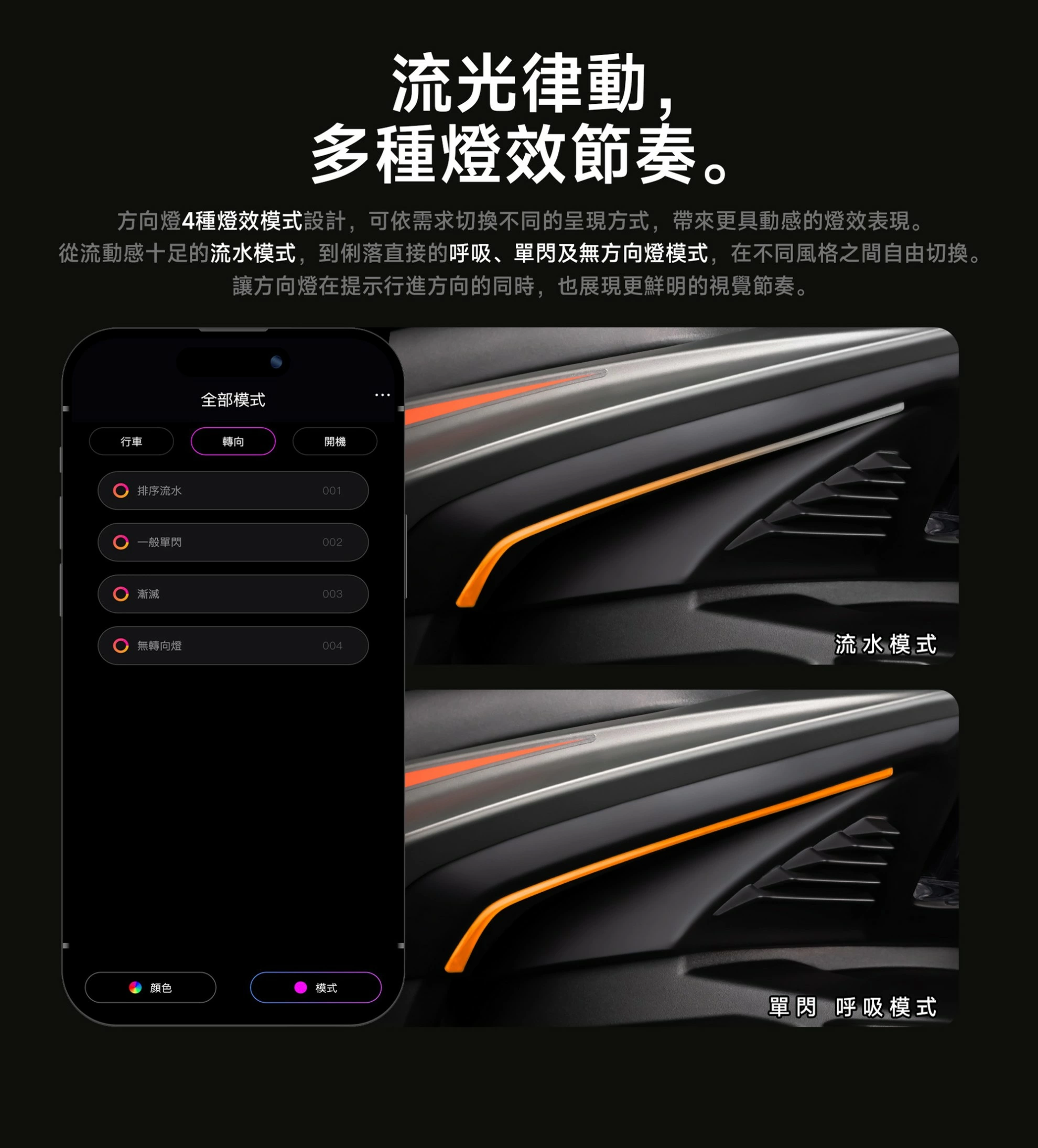 AJ AEROX後方向燈