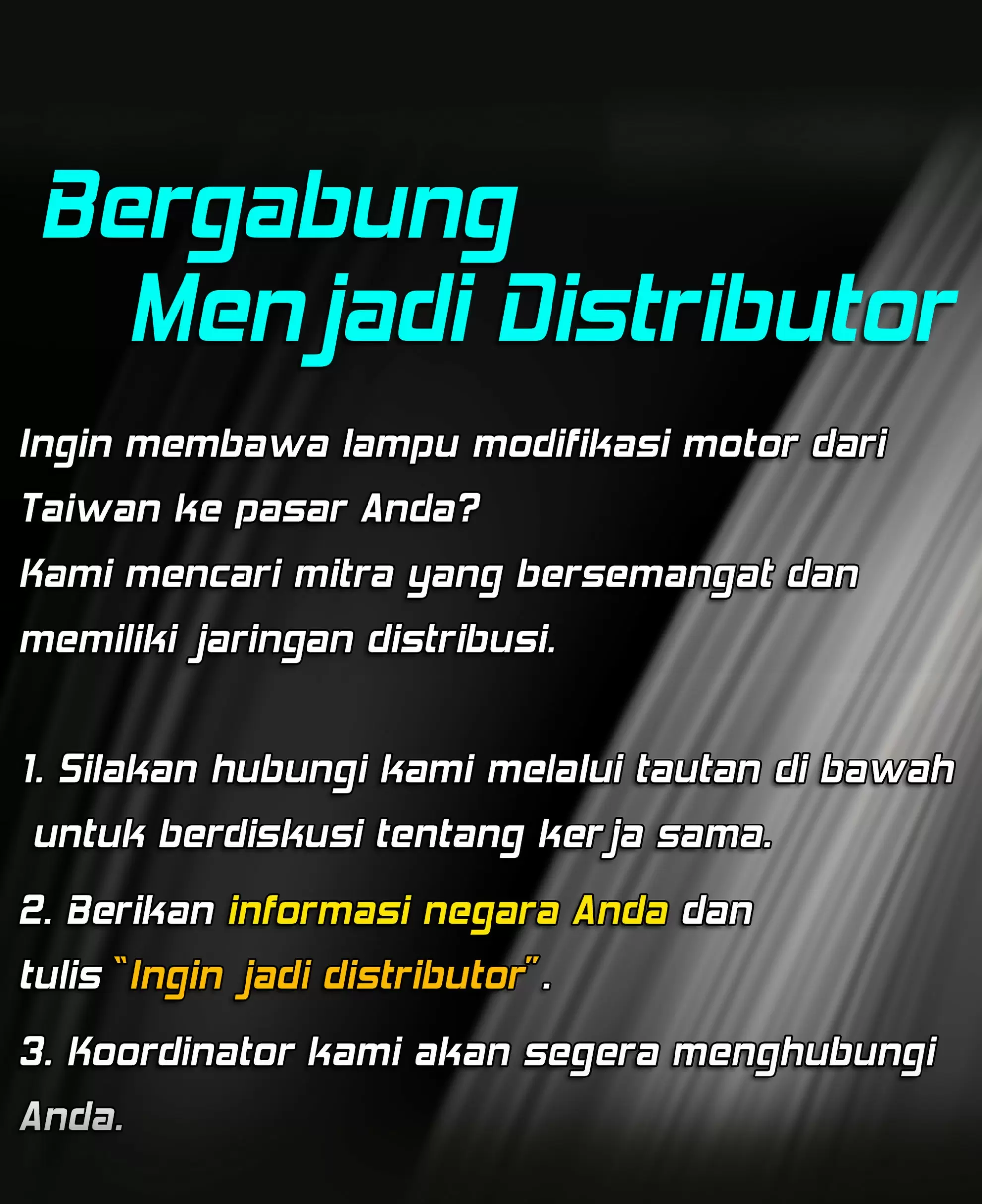 Lampu belakang XMAX aftermarket dari AJ untuk motor Yamaha