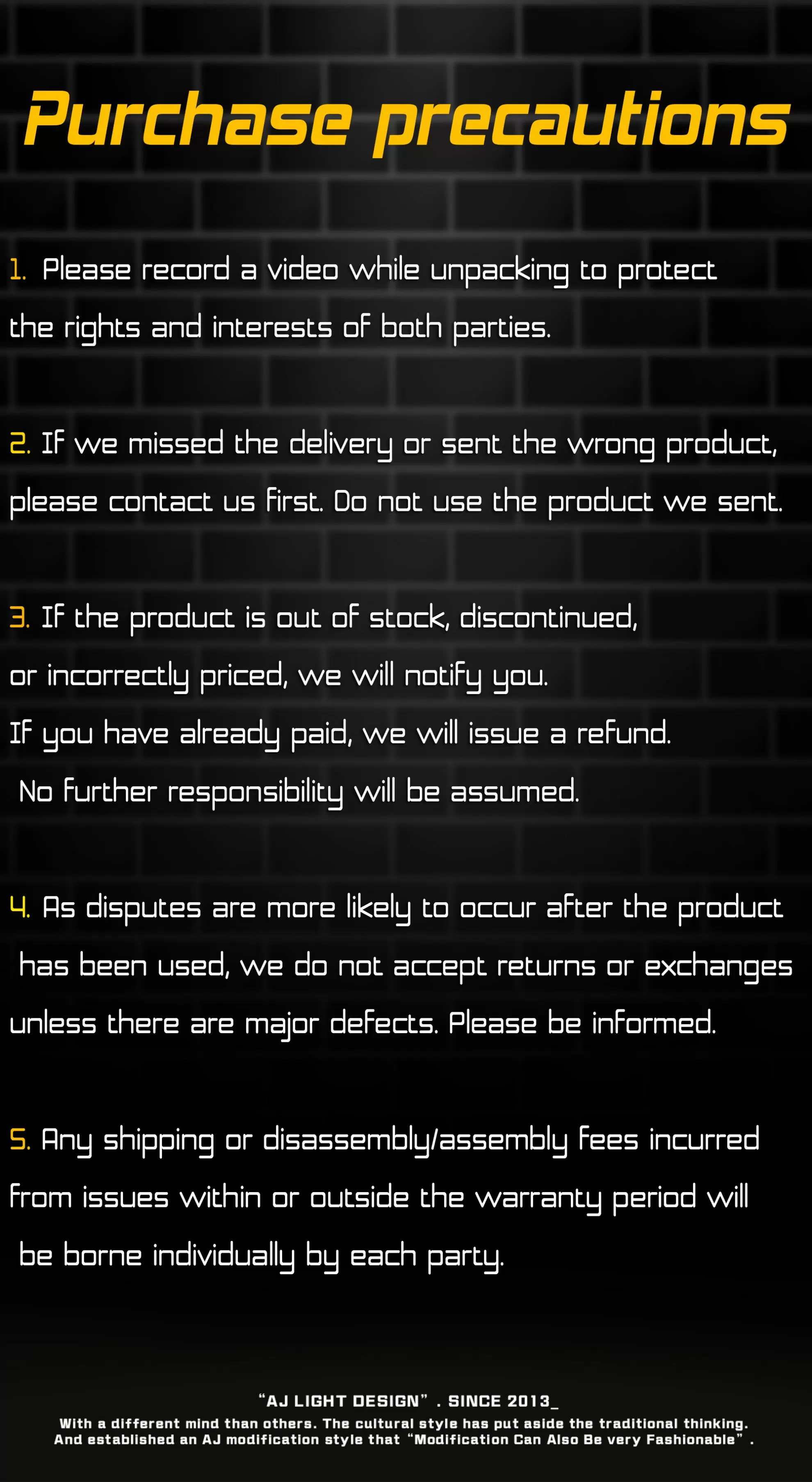 AJ aftermarket xmax tail light for Yamaha scooters