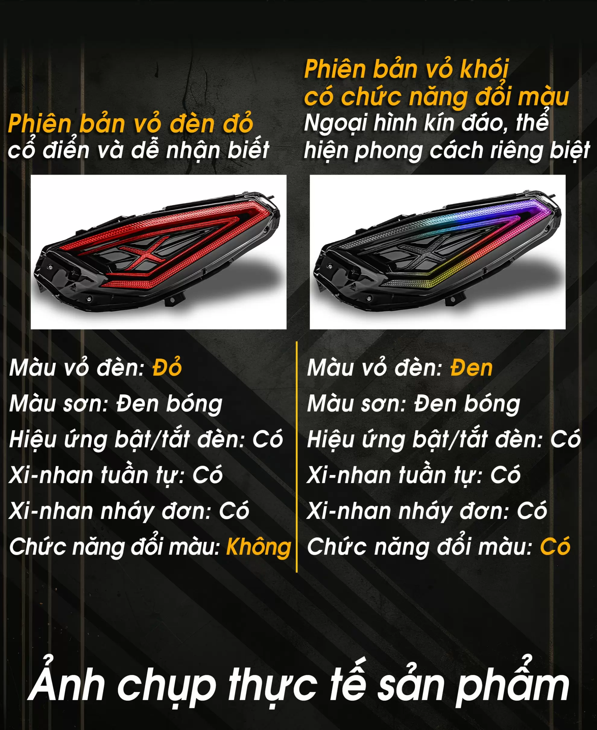 Đèn hậu LED Yamaha XMAX thiết kế thời trang – phiên bản AJ