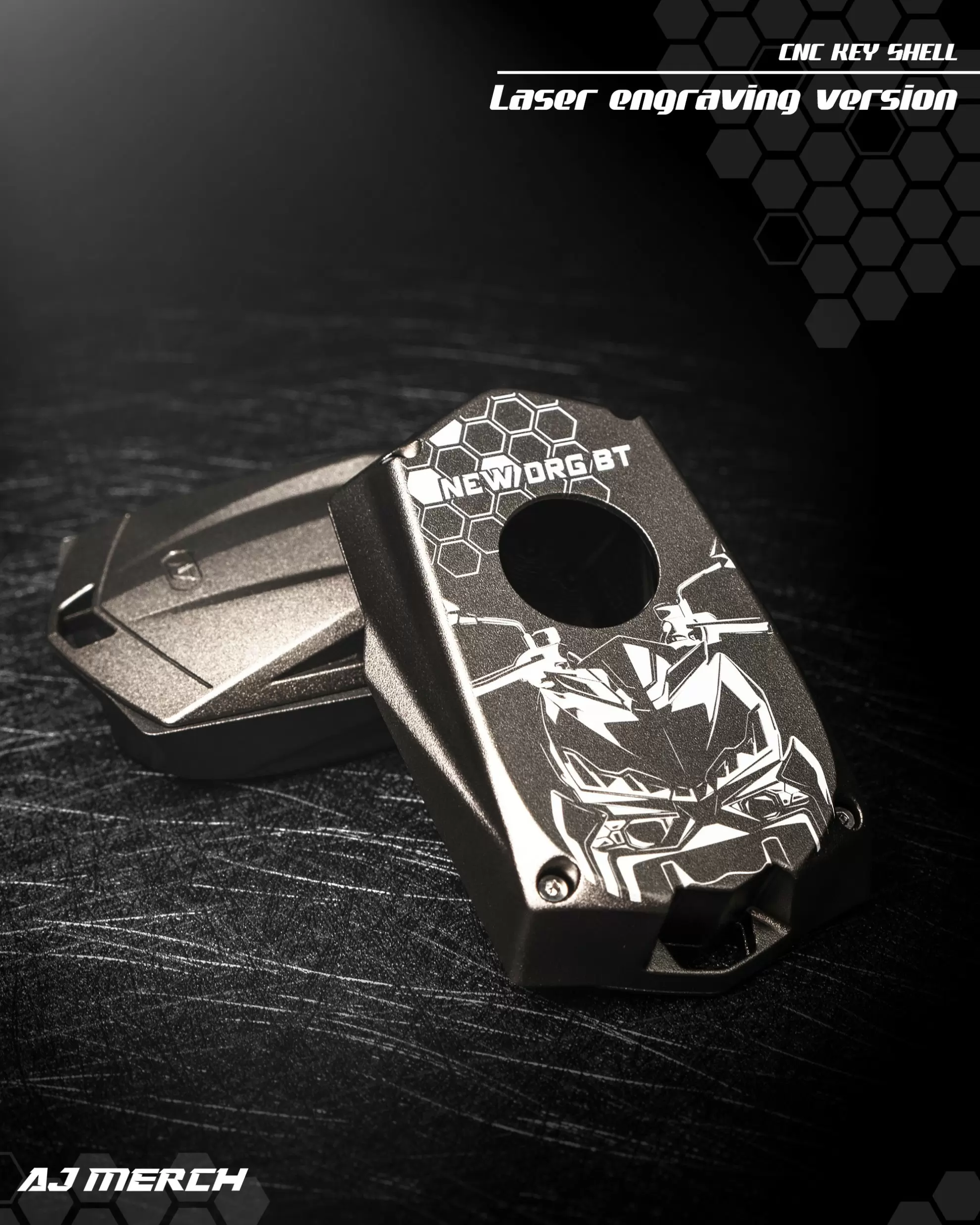 AJ SYM Keyless 鑰匙殼 圖雕款